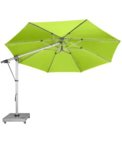 Doppler Pendelschirm Expert, Rund, Ca. Ø350 Cm -Optimal Gartenmöbel Geschäft 6738033 WE FS 004 Expert350smaragd