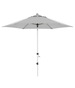 Doppler Sonnenschirm Expert Auto Tilt, Rund, Ca. Ø280 Cm -Optimal Gartenmöbel Geschäft 6738116 WE FS 002 ExpertAutoTilt280hellgrau