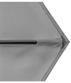 Derby Kurbelschirm Basic Lift Neo, Rund, Ca. Ø180 Cm -Optimal Gartenmöbel Geschäft 6739130 WE DE 002 BasicLiftNeo180hellgrau