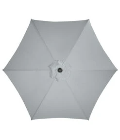 Derby Kurbelschirm Basic Lift Neo, Rund, Ca. Ø300 Cm -Optimal Gartenmöbel Geschäft 6739171 WE FS 002 BasicLiftNeo300hellgrau