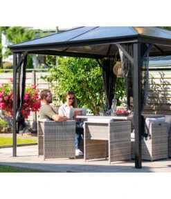 Sojag Pavillon Verona -Optimal Gartenmöbel Geschäft 6752679 WE MO 007 PavillonBerona