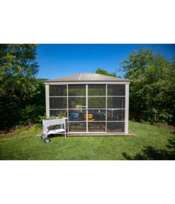 Sojag Pavillon Striano 10x12 -Optimal Gartenmöbel Geschäft 6752760 WE MO 001 PavillonStriano