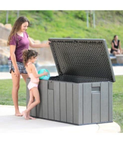 Lifetime Kissenbox Harmony, 570 L -Optimal Gartenmöbel Geschäft 6752950 WE MO 001 Kissenbox570LDunkelgrau