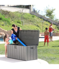 Lifetime Kissenbox Harmony, 570 L -Optimal Gartenmöbel Geschäft 6752950 WE MO 007 Kissenbox570LDunkelgrau