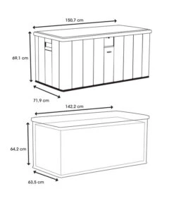 Lifetime Kissenbox Harmony, 570 L -Optimal Gartenmöbel Geschäft 6752968 WE FS 004 Kissenbox570LSand