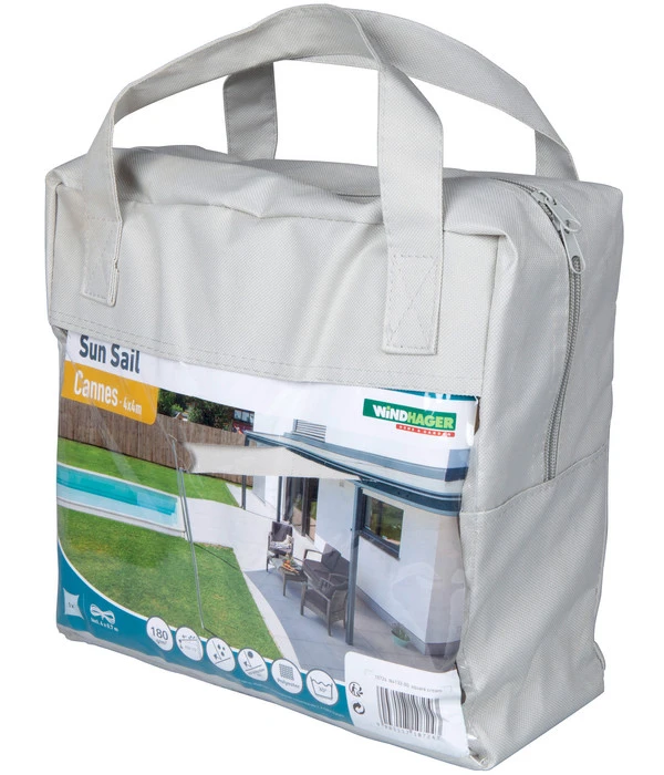 Windhager Sonnensegel Cannes, Quadratisch, Ca. B400/T400 Cm 4 Windhager Sonnensegel Cannes, Quadratisch, Ca. B400/T400 Cm – Bild 2