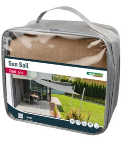 Windhager Sonnensegel Capri, Quadratisch, Ca. B500/T500 Cm -Optimal Gartenmöbel Geschäft 6762116 WE FS 001 WindhagerSonnensegelCapri