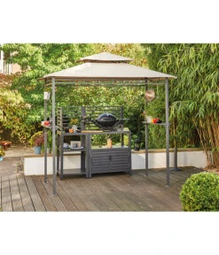 Siena Garden Pavillon BBQ, Ca. B90/H248/T127 Cm 19 Siena Garden Pavillon BBQ, Ca. B90/H248/T127 Cm -Optimal Gartenmöbel Geschäft 6776280 WE MO 002 PAVILLON BBQ RECHTECKIG