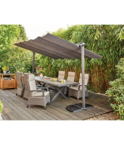 Siena Garden Sonnensegel Enna, Rechteckig, Ca. B350/H220/T250 Cm -Optimal Gartenmöbel Geschäft 6776389 WE MO 002 SONNENSEGEL ENNA 350X250