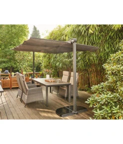 Siena Garden Sonnensegel Enna, Rechteckig, Ca. B350/H220/T250 Cm -Optimal Gartenmöbel Geschäft 6776389 WE MO 004 SONNENSEGEL ENNA 350X250