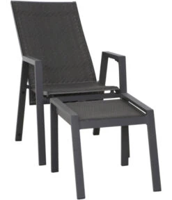 Siena Garden Hocker Savona -Optimal Gartenmöbel Geschäft 6776579 WE FS 007 HOCKER SAVONA ANTHRAZIT SCHWARZ