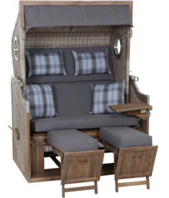 DeVries Strandkorb Greenline 175 -Optimal Gartenmöbel Geschäft 6776900 WE FS 002 PureGreen