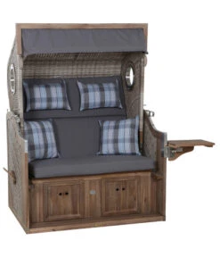 DeVries Strandkorb Greenline 175 -Optimal Gartenmöbel Geschäft 6776900 WE FS 003 PureGreen