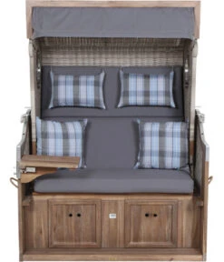 DeVries Strandkorb Greenline 175 -Optimal Gartenmöbel Geschäft 6776900 WE FS 005 PureGreen