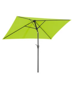 Schneider Sonnenschirm Bilbao, Rechteckig, Ca. B210/T130 Cm -Optimal Gartenmöbel Geschäft 6833982 WE FS 002 Bilbao210x130Gruen