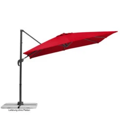 Schneider Ampelschirm Rhodos Junior, Quadratisch, Ca. B270/T270 Cm -Optimal Gartenmöbel Geschäft 6834030 WE FS 002 RhodosJunior270x270