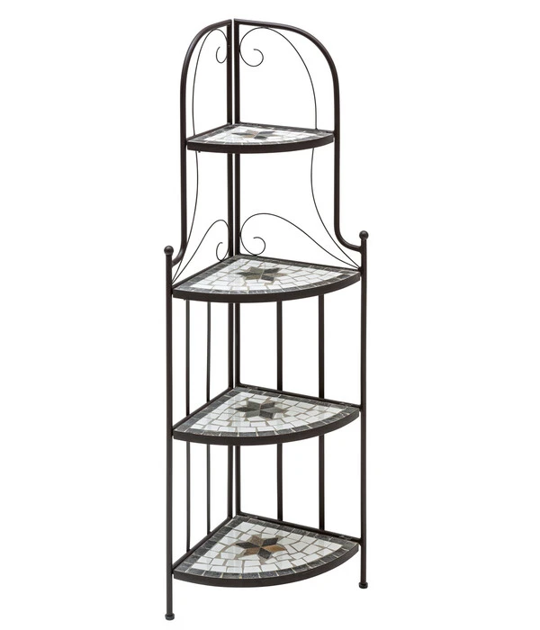 Dehner Mosaik Eckregal Diana, Ca. B33/H132,5/T33 Cm 3 Dehner Mosaik Eckregal Diana, Ca. B33/H132,5/T33 Cm