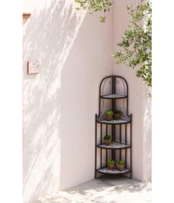 Dehner Mosaik Eckregal Grazia, Ca. B33/H132,5/T33 Cm -Optimal Gartenmöbel Geschäft 6875181 WE MO 002 EckregalMosaikGrazia