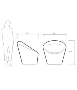 Farmet Kunststoff-Gartensessel Happy -Optimal Gartenmöbel Geschäft 6884456 WE DE 001 Sesselhappyelfenbein