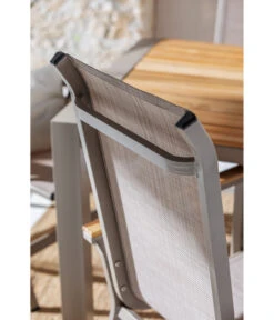 Dehner Stapelstuhl Cleveland, Hellbraun -Optimal Gartenmöbel Geschäft 6894083 WE DE 001 StapelstuhlClevelandHB