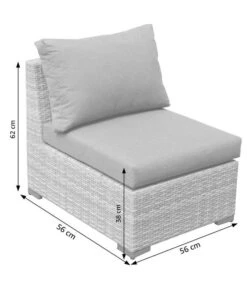 Dehner Balkonset Como, 4-teilig -Optimal Gartenmöbel Geschäft 6894166 WE DE 004 BalkonSetComoSkizze