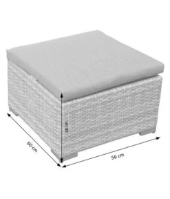 Dehner Balkonset Como, 4-teilig -Optimal Gartenmöbel Geschäft 6894166 WE DE 005 BalkonSetComoSkizze