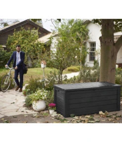 Keter Auflagenbox Westwood, 570 Liter, Ca. B155/H64,4/T72,4 Cm -Optimal Gartenmöbel Geschäft 6894869 WE MO 004 KeterAufbewahrungsbox