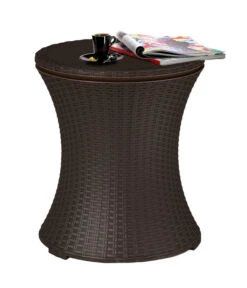 Keter Beistelltisch Pacific Cool Bar, Ca. Ø49,5/H57-82,5 Cm -Optimal Gartenmöbel Geschäft 6894877 WE DE 001 pacificcoolbar