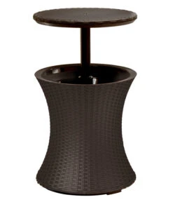Keter Beistelltisch Pacific Cool Bar, Ca. Ø49,5/H57-82,5 Cm