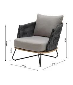 Dehner Gartenlounge Monte Carlo, 4-teilig -Optimal Gartenmöbel Geschäft 6895346 WE BG 002 LoungeMonteCarlo