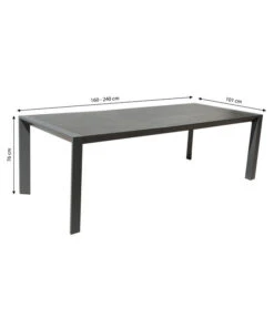 Dehner Ausziehtisch Cleveland, Ca. B160-240/H76/T101 Cm 7 Dehner Ausziehtisch Cleveland, Ca. B160-240/H76/T101 Cm -Optimal Gartenmöbel Geschäft 6895379 WE BG 001 AusziehtischClevelandNEU