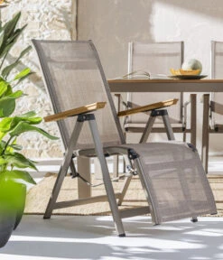 Dehner Relaxsessel Cleveland, Hellbraun -Optimal Gartenmöbel Geschäft 6895387 WE MO 001 RelaxsesselCleveland