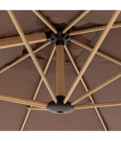 Doppler Pendelschirm Aluwood, Rechteckig, Ca. B300/T220 Cm -Optimal Gartenmöbel Geschäft 6910525 WE DE 004 PendelschirmAluWoodGreige