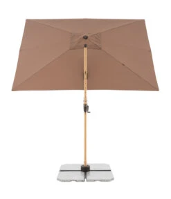 Doppler Pendelschirm Aluwood, Rechteckig, Ca. B300/T220 Cm -Optimal Gartenmöbel Geschäft 6910525 WE FS 002 PendelschirmAluWoodGreige