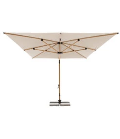 Doppler Pendelschirm Aluwood XL, Rechteckig, Ca. B400/T300 Cm -Optimal Gartenmöbel Geschäft 6910533 WE FS 003 PendelschirmAluWoodXL400x300Esche