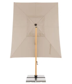 Doppler Pendelschirm Aluwood XL, Rechteckig, Ca. B400/T300 Cm -Optimal Gartenmöbel Geschäft 6910533 WE FS 006 PendelschirmAluWoodXL400x300Esche