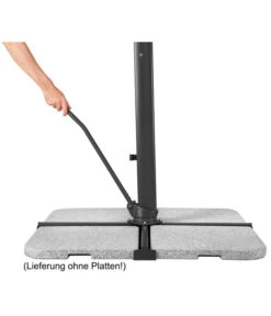 Schneider Ampelschirm Rhodos Smart, Quadratisch, Ca. B300/T300 Cm -Optimal Gartenmöbel Geschäft 6953384 WE DE 007 SchneiderAmpelschirmRhodosSmartnatur