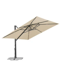 Schneider Ampelschirm Rhodos Smart, Quadratisch, Ca. B300/T300 Cm -Optimal Gartenmöbel Geschäft 6953384 WE FS 003 SchneiderAmpelschirmRhodosSmartnatur