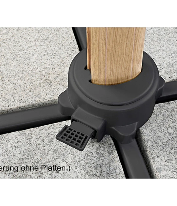 Schneider Ampelschirm Rhodos Twist Woody, Quadratisch, Ca. B300/T300 Cm 14 Schneider Ampelschirm Rhodos Twist Woody, Quadratisch, Ca. B300/T300 Cm – Bild 12