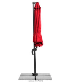 Schneider Ampelschirm Rhodos Junior, Rund, Ca. Ø300 Cm -Optimal Gartenmöbel Geschäft 6953574 WE DE 004 SchneiderAmpelschirmRhodosJunior300cmrot