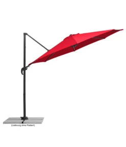 Schneider Ampelschirm Rhodos Junior, Rund, Ca. Ø300 Cm -Optimal Gartenmöbel Geschäft 6953574 WE FS 002 SchneiderAmpelschirmRhodosJunior300cmrot