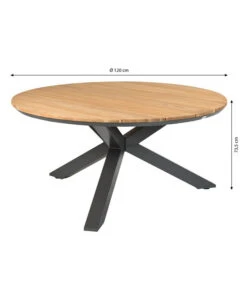 Tierra Outdoor Gartentisch Orbital, Ca. Ø120/H73,5 Cm -Optimal Gartenmöbel Geschäft 6958367 WE BG 001 GartentischOrbital
