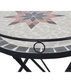Siena Garden Mosaikserviertisch Stella, Ca. B68/H60/T41 Cm -Optimal Gartenmöbel Geschäft 6986624 WE DE 001 StellaServiertisch68x41x60cm