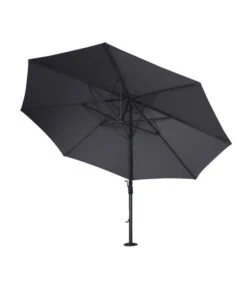 Siena Garden Ampelschirm Alphawing N+, Rund, Ca. Ø350 Cm -Optimal Gartenmöbel Geschäft 6987911 WE FS 006 SienaGardenAmpelschirmAlphawingN350cmAnthrazit